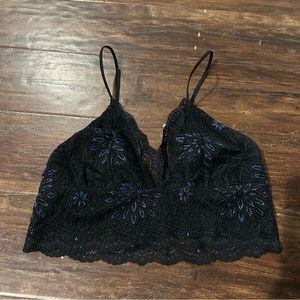 Colsie Sparkle Flower Bralette